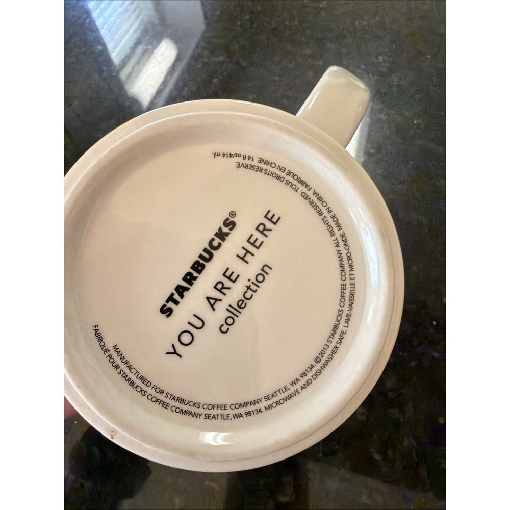 STARBUCKS FLORIDA YOU ARE HERE Collection 14 Oz Coffee Tea Mug Collectible - Picture 2 of 6